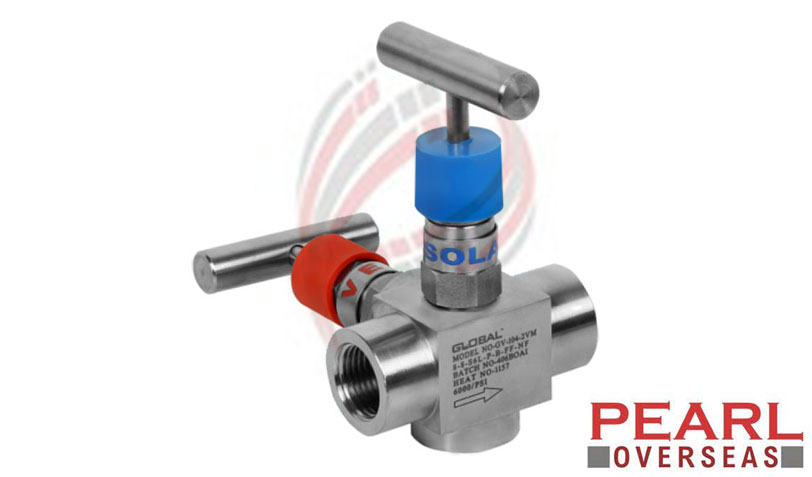 Two Valve (three-way)ou Manifold for Pressure Instruments
